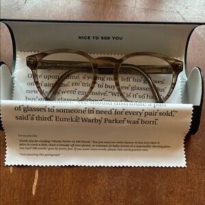 Warby Parker Brown Glasses